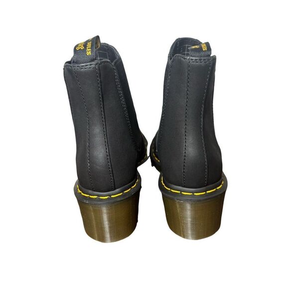 Black Chelsea Boots with Yellow Stitching Dr martens Cadence size 6 L - Picture 4 of 6